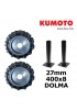 Çapa Makinası 400x8 Dolma Teker | 27mm Kovan Çapı | Patlamaz ve Dayanıklı
