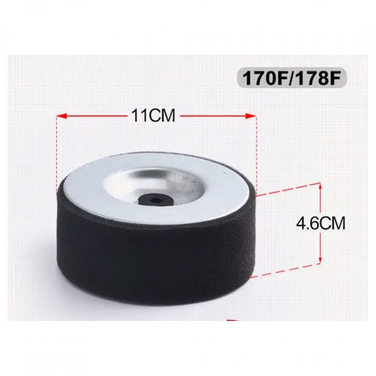 170 F/FA 5HP Dizel Hava Filtresi Elemanı 